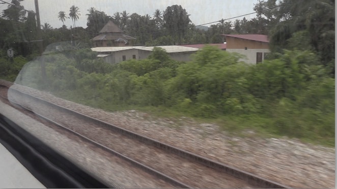 On the train to Seremban.