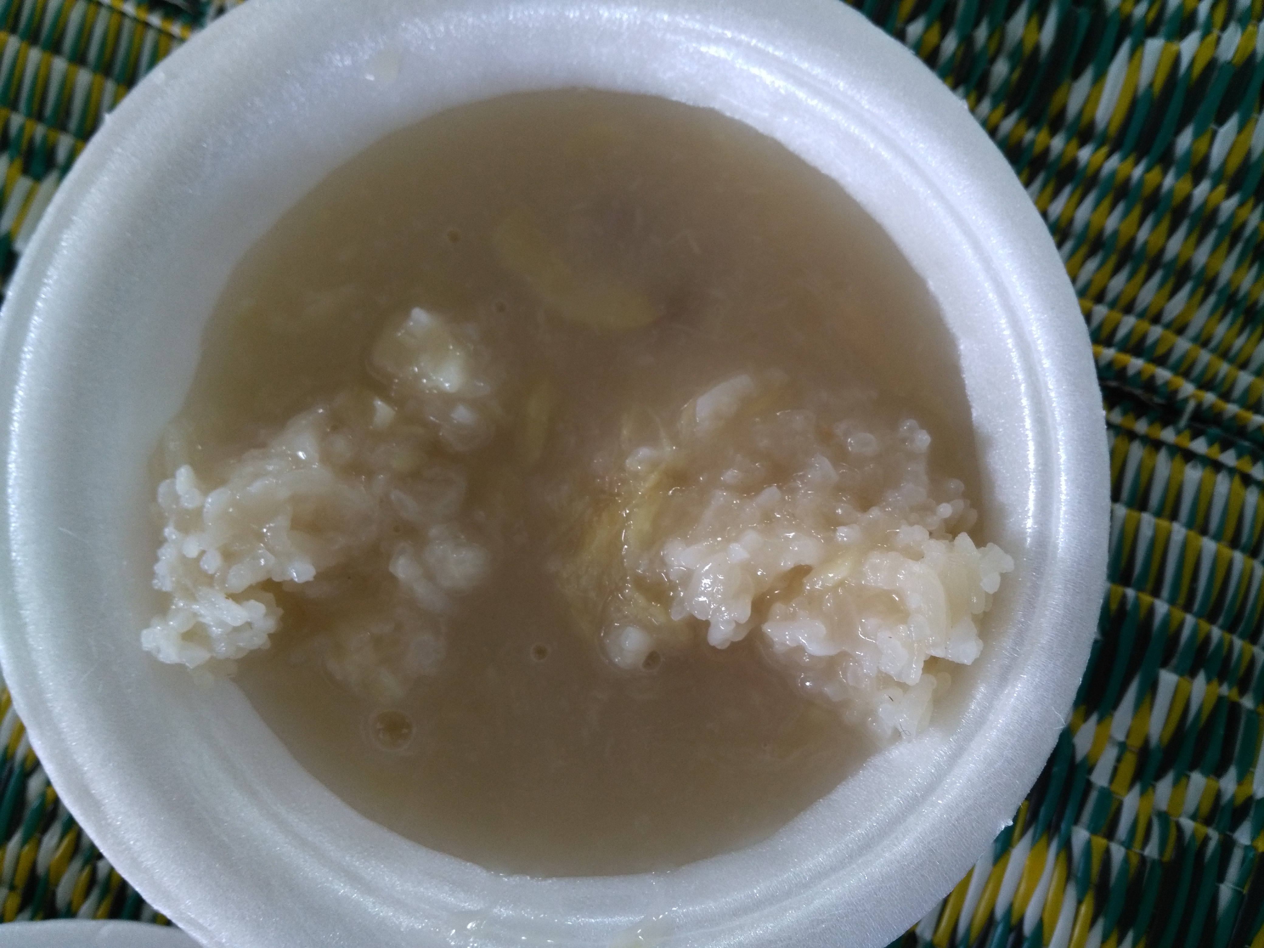 Pulut Durian - a dessert of sticky rice with durian gravy.