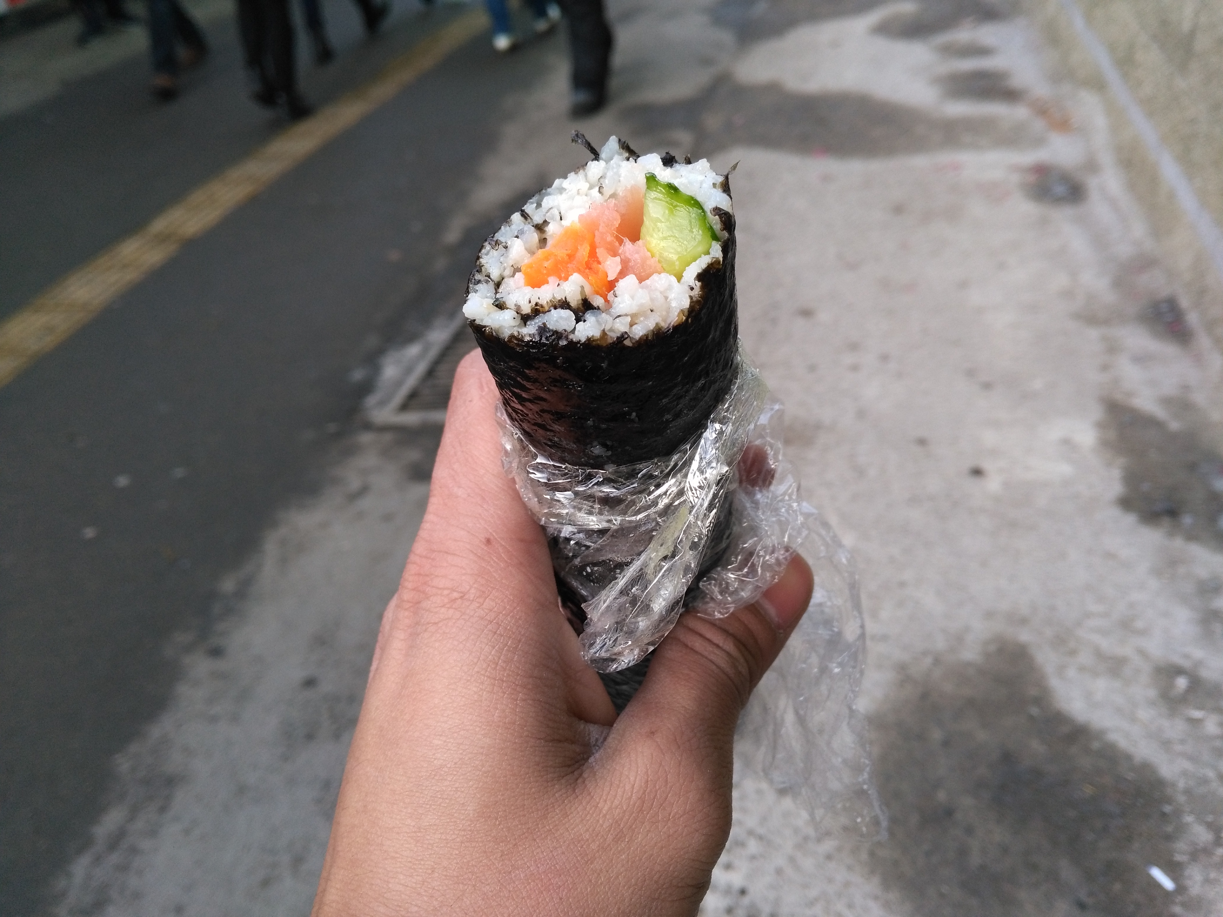 Sushi-to-go from Zelyony Bazaar.