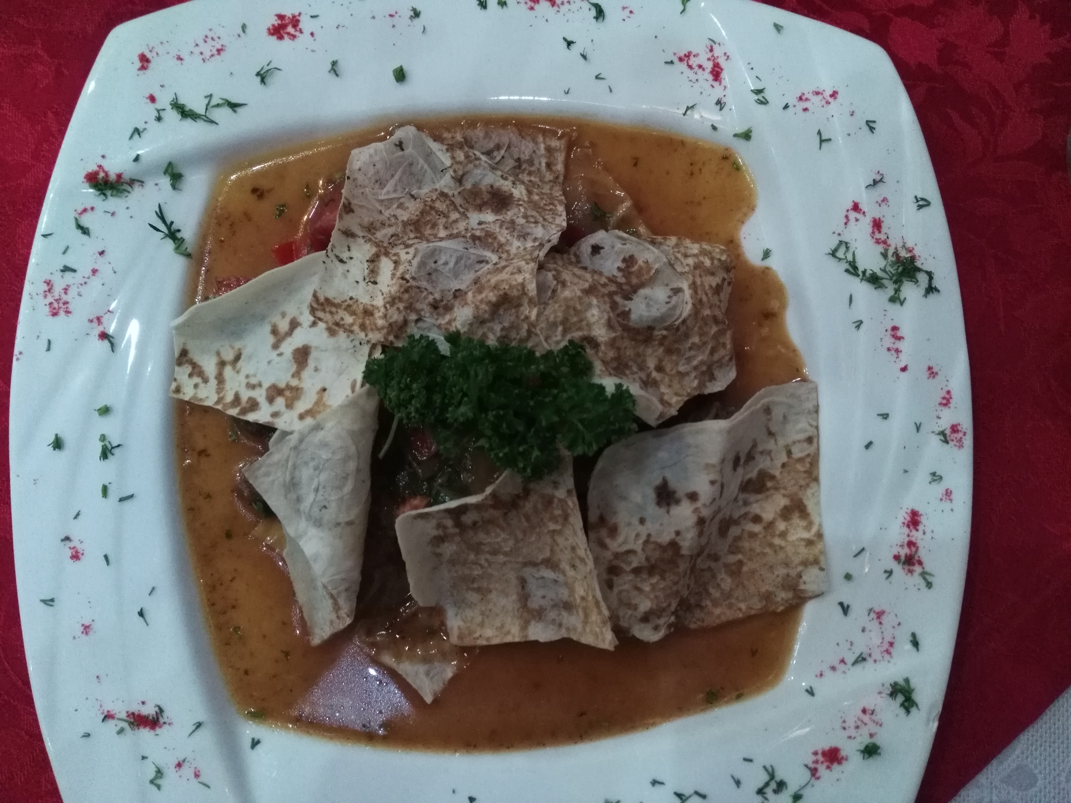 Turkish lamb dish (forgetting the name).