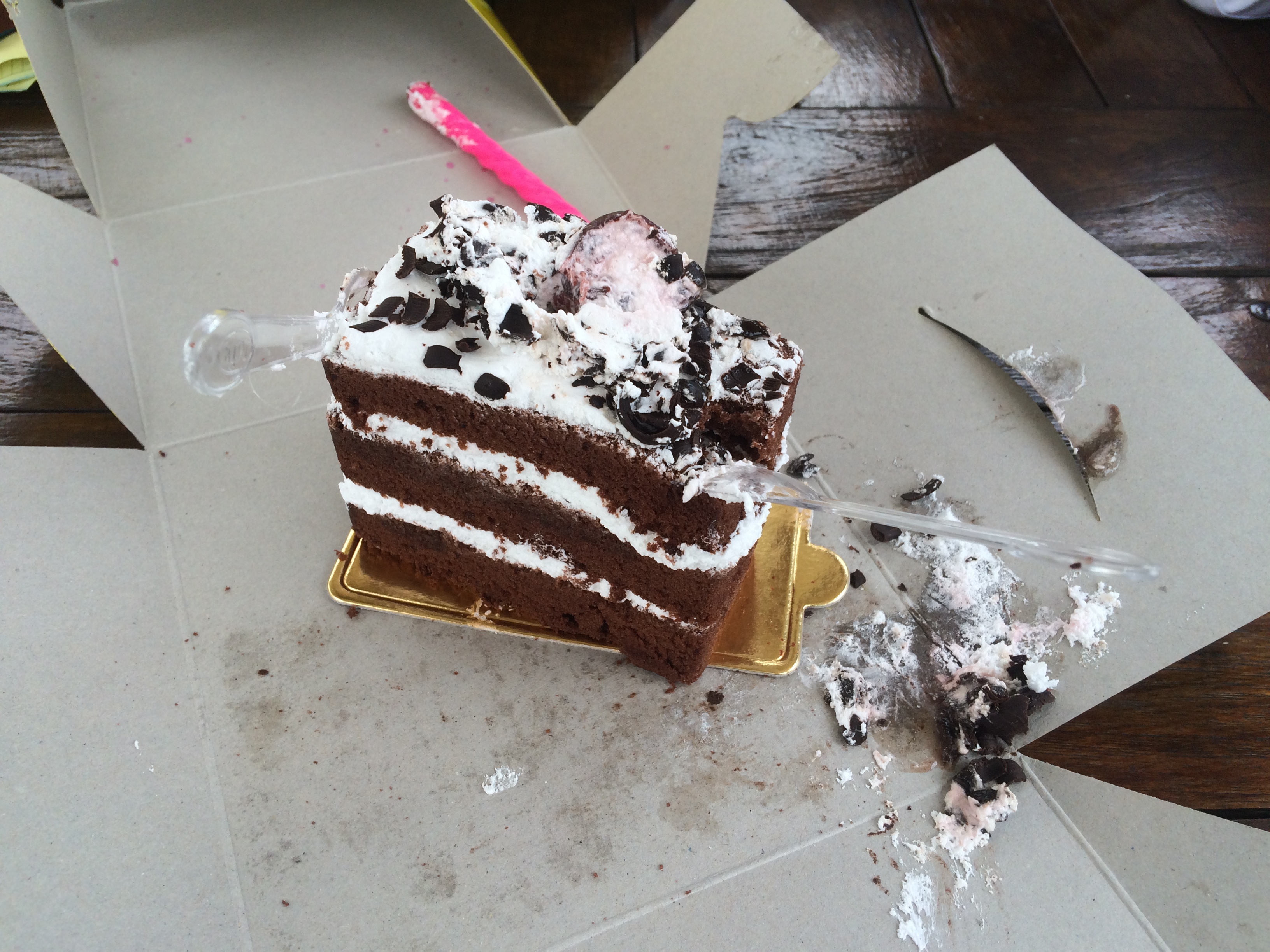 Chocolate cake.